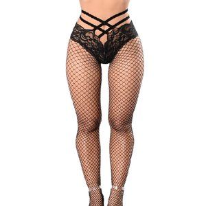 New High Waist Fishnet Pantyhose